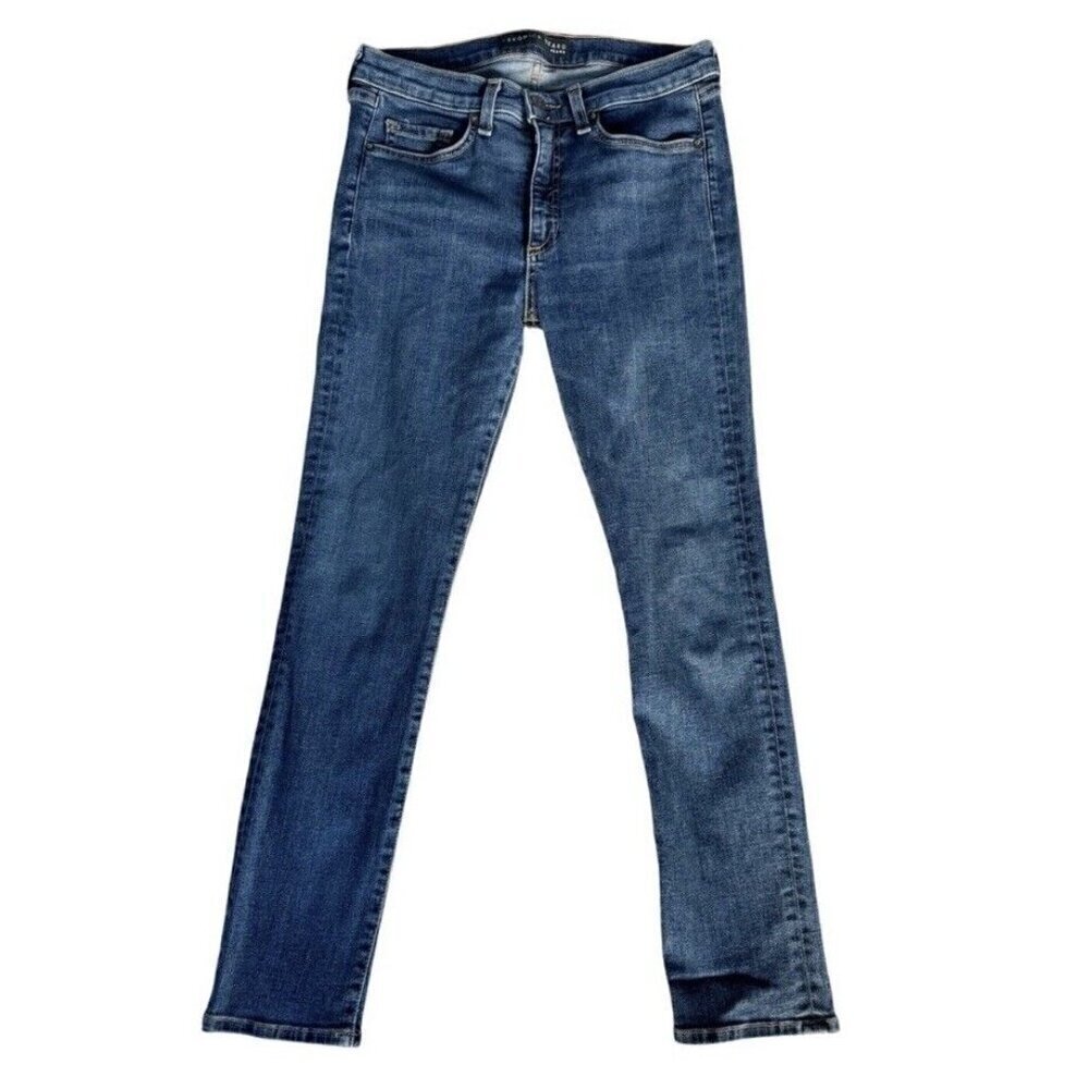 VERONICA BEARD Women's Sz 27 Kate 10" Crop Classic Wash Jeans